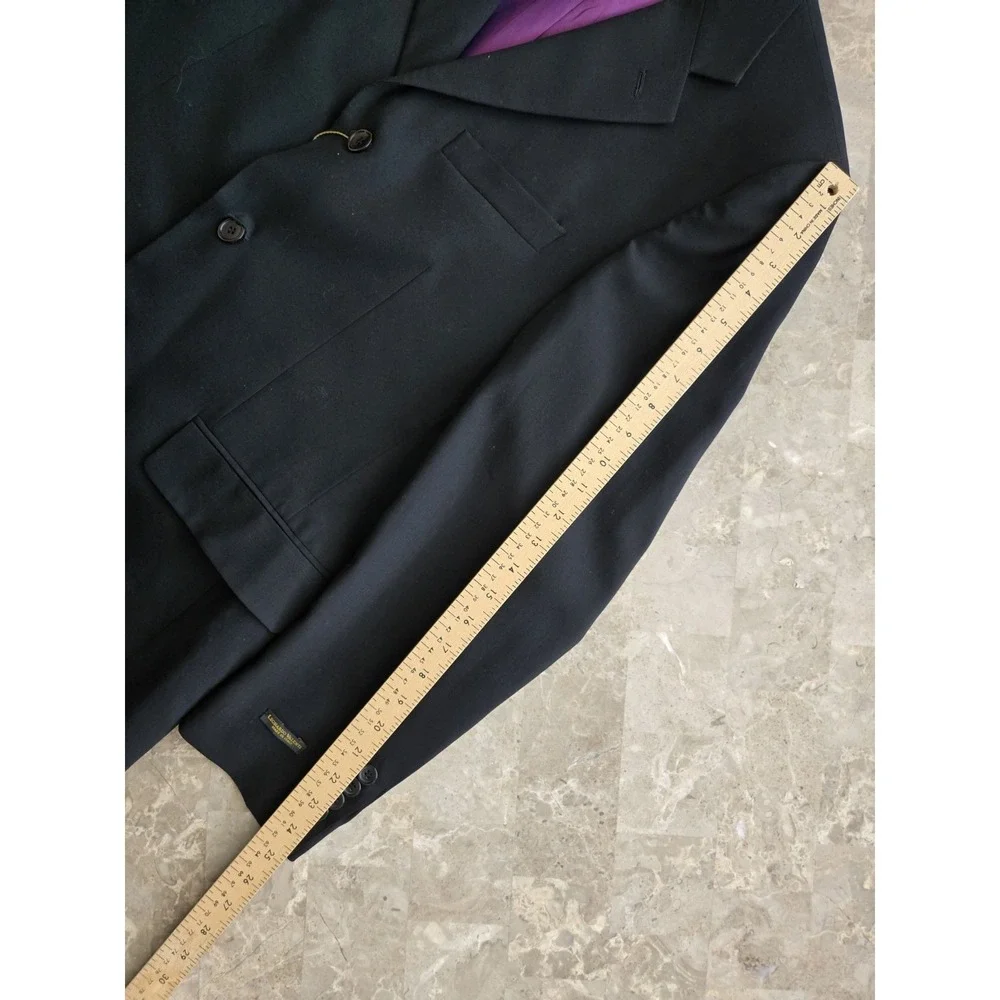 NWT Leonardo Valenti Men's Blazer 3 Button   100% Wool Made In Italy MENS 38R‎